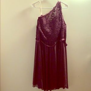Plum Bridesmaid dress